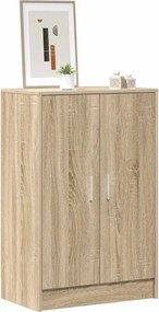 vidaXL Παπουτσοθήκη Sonoma Δρυς 60 x 35 x 92 εκ. από Επεξ. Ξύλο