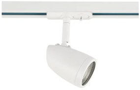 Σποτ Φωτιστικό Ράγας GU10 IP20 No75 3c ACA-TS75GU3CW-Λευκό TS75GU3CW