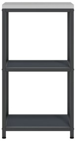 vidaXL Ράφι Αποθήκευσης Κουζίνας Ανθρακί 60 x 50 x 92 εκ. Ατσάλι