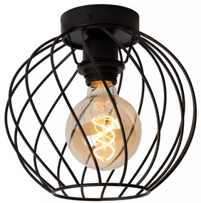 Φωτιστικό Οροφής Lucide 21128-25-30 DANZA Μαύρο Ματ (Black Mat)