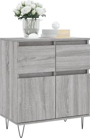 vidaXL Ντουλάπι Γκρι Sonoma 60x35x70 εκ. από Επεξεργασμένο Ξύλο