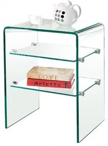 GLASSER ραφιέρα Clear Glass 10/6mm 50x40x58 cm ΕΜ729