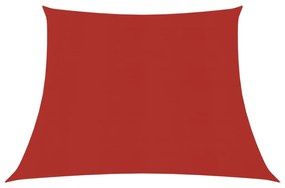 Πανί Σκίασης Κόκκινο 4/5 x 3 μ. από HDPE 160 γρ./μ²