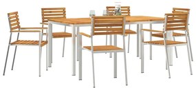 vidaXL Σέτ φαγητού για κήπο 7 pcs