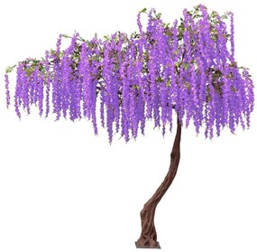 Τεχνητό Δέντρο Γλυσίνια 3480-6 210x340cm Purple Supergreens Υαλοβάμβακας