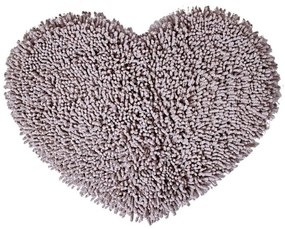 Πατάκι Μπάνιου Cuore 14 Lila Kentia 50X60 50x60cm Βαμβάκι-Chenille