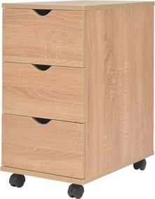 vidaXL Συρταριέρα Χρώμα Δρυός 33 x 45 x 60 εκ.