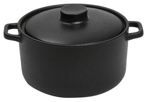LAVA ΚΑΤΣΑΡΟΛΑΚΙ STONEWARE ΜΑΥΡΟ 16.3χ12χ6ΕΚ. - ESPIEL - NOL105