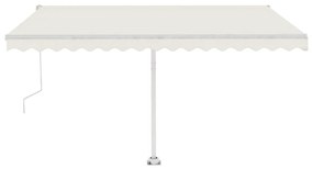 vidaXL Τέντα Αυτόματη Ανεξάρτητη Κρεμ 400 x 350 εκ.
