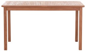 Τραπέζι PRESSCOT Ορθογώνιο Ξύλο ΤΕΑΚ Φυσικό 140x80x76Υ εκ. 140x80x76 εκ.