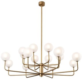 Φωτιστικό Οροφής Κρεμαστό 01366 16xG9 90x80cm Gold Luma