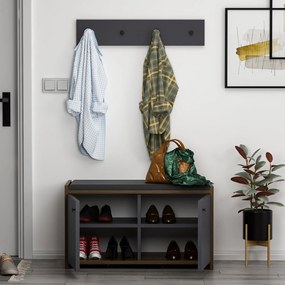 Shoe Cabinet Zen - Anthracite Anthracite