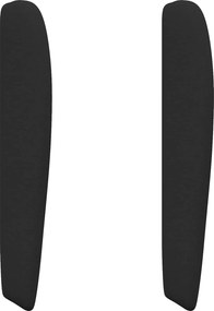 vidaXL Αυτί Κεφαλής Μαύρο 80 x 23 x 6 εκ. ύφασμα