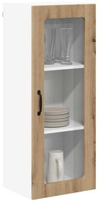 vidaXL Ραφιέρα τοίχου LUCCA Artisan Δρυς 40 x 31 x 100 εκ.