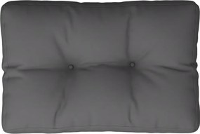vidaXL Μαξιλάρι Παλέτας Ανθρακί 60 x 40 x 12 εκ. Υφασμάτινο