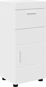 vidaXL Σετ Επίπλων Μπάνιου TULUM 4 pcs Λευκό 60 x 34 x 63 εκ