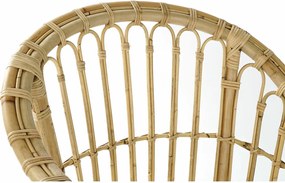 Πολυθρόνα DKD Home Decor Ανοιχτό καφέ ρατάν (62 x 72 x 83 cm)