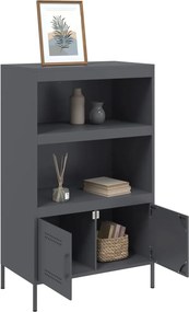 vidaXL Ντουλάπι Ανθρακί 68x39x113 εκ. από Ατσάλι