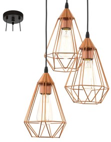 Φωτιστικό Οροφής Tarbes 94196 Copper Eglo Metal