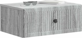 VidaXL Κομοδίνο 2 τεμ. Γκρι Sonoma 49 x 34,5 x 20 εκ.