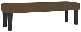 vidaXL Κρεβάτι Boxspring με Στρώμα Σκούρο Καφέ 140x190 εκ. Υφασμάτινο