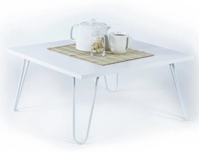 COFFEE TABLE SILLIA  WHITE 60x60x29Y cm.