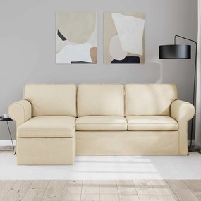 vidaXL Καναπές Κρεμ