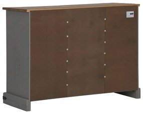 SIDEBOARD HALDEN 2 ΣΥΡΟΜΕΝΕΣ ΠΟΡΤΕΣ ΓΚΡΙ 112X40X80 CM 4018431