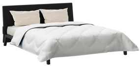 vidaXL Πάπλωμα με μαξιλάρι 3 pcs Λευκό 240 x 220 cm Μικροΐνες