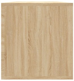 vidaXL Έπιπλο Δίσκων Βινυλίου Sonoma Δρυς 71x34x36 εκ. Επεξεργ. Ξύλο