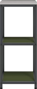vidaXL Ράφι Κουζίνας HATTEM Λαδί 40 x 50 x 92 εκ Ατσάλι