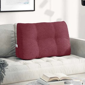 vidaXL Μαξιλάρι Πλάτης Κόκκινο 80 x 24 x 50 εκ ύφασμα