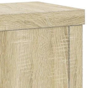 Βάσεις Φυτών 2 Τεμ. Sonoma Δρυς 15x15x20 εκ. Επεξεργασμένο Ξύλο - Καφέ