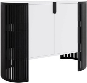 Μπουφές Fikoli-Λευκό - Μαύρο