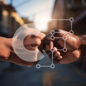 Intra Συλλεκτικό Ξύλινο Παζλ Plywood  4mm - Γροθιές που χτυπούν μαζί στον εορτασμό Σε Ξύλινο Κουτί - Διαστάσεις Puzzle: 10x10 cm – 25 κομμάτια