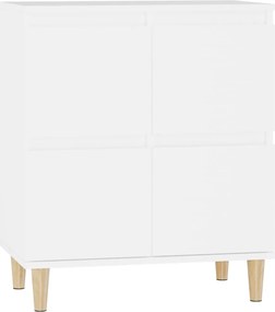 vidaXL Συρταριέρα Λευκή 60 x 35 x 70 εκ. από Επεξεργασμένο Ξύλο