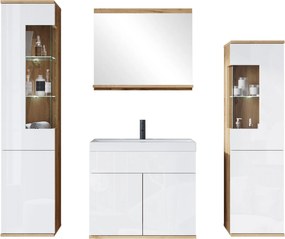 Σετ μπάνιου Nairobi-Λευκό - Φυσικό