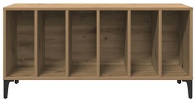 vidaXL Έπιπλο Δίσκων τεχνίτης Δρυς 100x38x48 εκ από Επεξεργασμένο Ξύλο