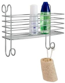 Ράφι Μπάνιου Μεταλλικό Κρεμαστό Polytherm 33x13x25εκ. Metaltex 403801