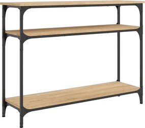 vidaXL Τραπέζι Κονσόλα Sonoma Δρυς 100x29x75 εκ. Επεξεργασμένο Ξύλο