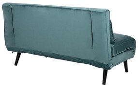 Καναπές - Κρεβάτι Asma 2θέσιος Βελούδο Μέντα 140x80x77Y εκ. 140x80x77 εκ.