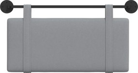 vidaXL Κρεμαστό Κεφαλάρι Ανοιχτό γκρι ύφασμα