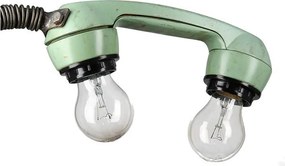 EXTREME INTERIOR DESIGN METAL LAMP OLD PHONE H 84211