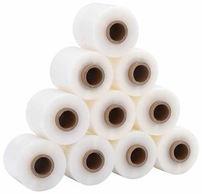 Stretch Films 10 τεμάχια Διαφανές 23 μm 10 cm x 300 m - Διαφανές