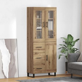 vidaXL Highboard 2 pcs Artisan Oak 69,5 x 34 x 180 εκ.
