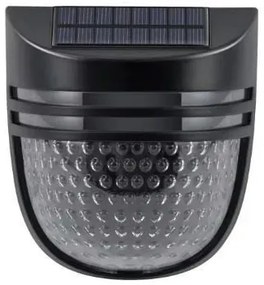 Ηλιακό Φωτιστικό Τοίχου 5V 0,3W 6500K IP65 Μαύρο 110x102x57mm Universo YH0613-F