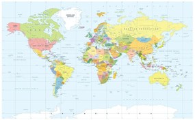 Εικόνα σε κλασικό χάρτη από φελλό με λευκό περίγραμμα - 120x80  flags