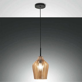 Φωτιστικό Οροφής Stintino 3724-40-125 1xE27 40W Φ18cm 200cm Amber La Mia Luce