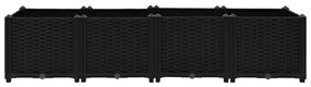 vidaXL Ζαρντινιέρα 160 x 40 x 38 εκ. από Πολυπροπυλένιο