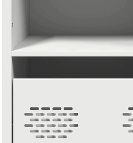 Ντουλάπα Λευκό 68x39x103,5 εκ. από Χάλυβα - Λευκό